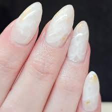 White Quartz nails